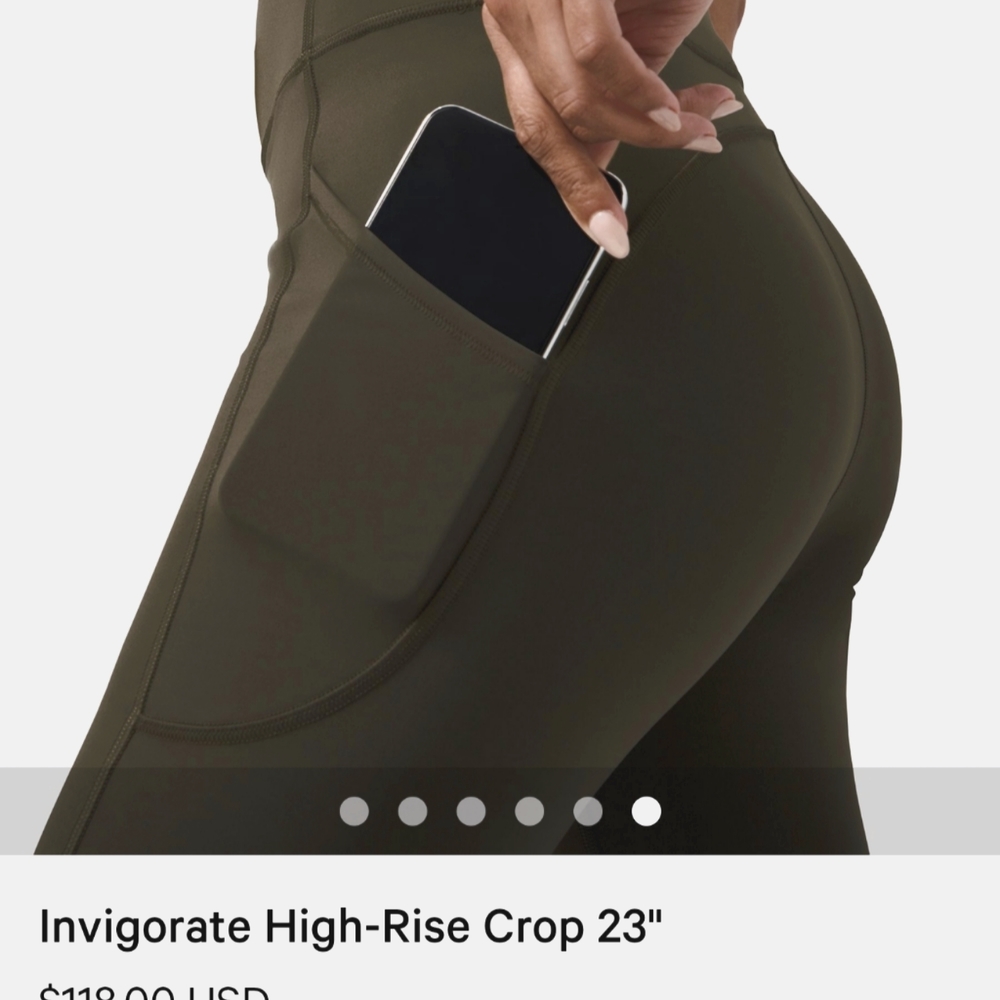 Lululemon crop  Crop leggings -LIKE NEW